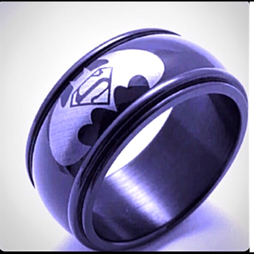 Black Quality Batman Ring!